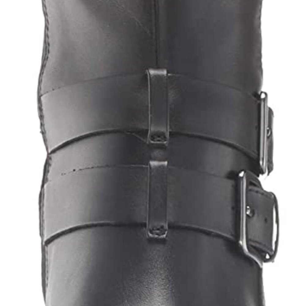 NWB Naturalizer Women's Dale Black WP Leather Knee High Boots sz 8 - Picture 10 of 12